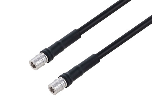 QD QMA Male to QD QMA Male Low Loss Cable Using TCOM-240 Coax with Times Microwave Components