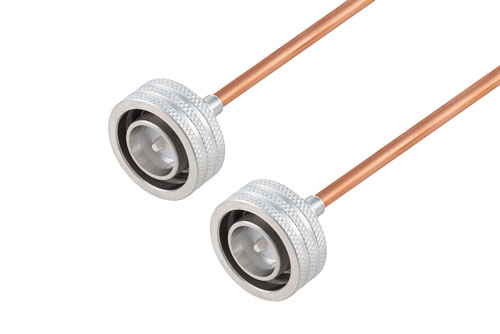 4.3-10 Plug to 4.3-10 Plug Non-Magnetic Cable using 0.141 Semi Rigid Coax