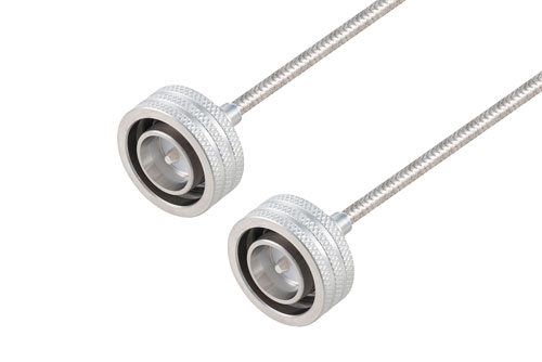 4.3-10 Plug to 4.3-10 Plug Non-Magnetic Cable using 0.141 Formable Coax