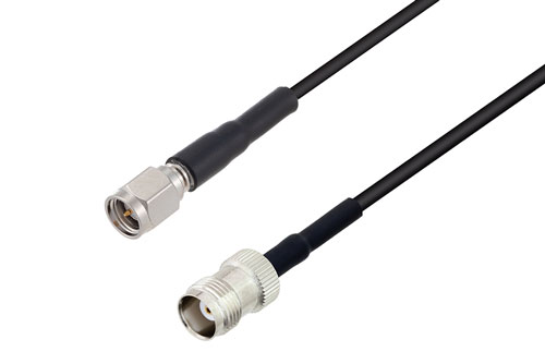 SMA Male to TNC Female Low Loss Cable Using LMR-100A-UF Coax