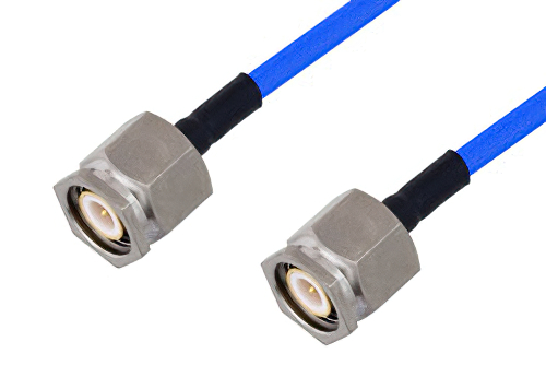 TNC Male to TNC Male Cable Using PE-141FLEX Coax , LF Solder