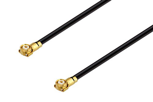 WMCX 1.6 Plug to WMCX 1.6 Plug Cable Using 0.81mm Coax, RoHS