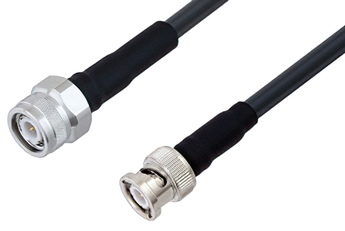 TNC Male to BNC Male Cable Using LMR-240 Coax