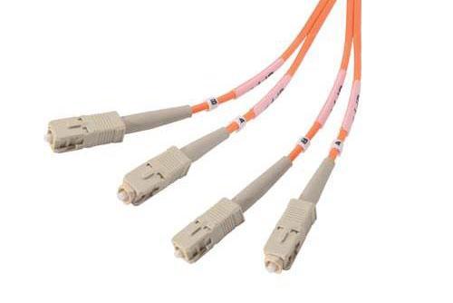 Fiber Optic Patch Cable, Dual SC UPC to SC UPC, MM OM1, 2.0mm LSZH, Orange