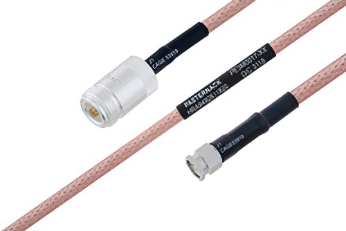 RG-142   M17/60 MIL-DTL-17     RF Double Shield Coaxial cable 25FT 