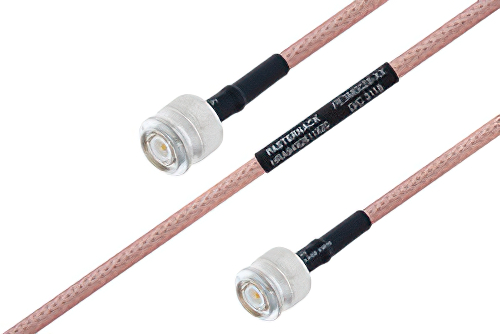 MIL-DTL-17 TNC Male to TNC Male Cable Using M17/60-RG142 Coax