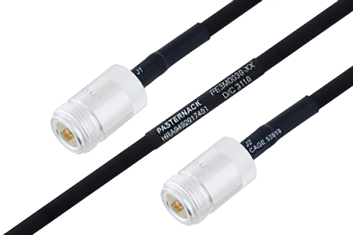 MIL-DTL-17 N Female to N Female Cable Using M17/84-RG223 Coax