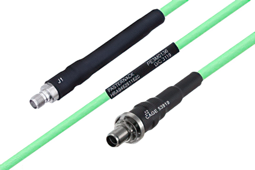 Temperature Conditioned SMA Female to SMA Female Bulkhead Low Loss Cable Using PE-P142LL Coax
