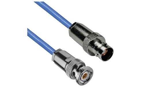 78 Ohm 3-Slot TRB Solder/Clamp Plug to 3-Lug TRB Solder/Clamp Jack for PE-30-02001 Twinax (242 O.D.) Cable