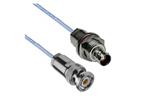 TRB 3-Slot Solder/Clamp Plug to 3-Lug Solder/Clamp Bulkhead Isolated Cable Jack M17-176-00002 .129 O.D. Cable