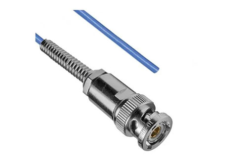 78 Ohm Bend Relief 3-Slot TRB Solder/Clamp Plug with Blunt Cut for PE-30-02003 Twinax (.150 O.D.) Cable