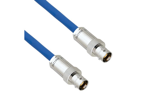 Halogen Free TRB Jack to TRB Jack 1553 Cable Using 78 Ohm TWCH-78-2 Coax