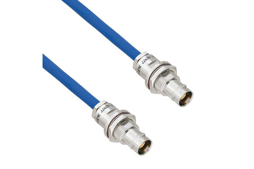 Halogen Free 3-Lug TRB Non-Insulated Bulkhead Jack to Jack for 78 Ohm TWCH-78-2 Cable