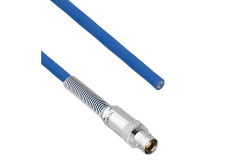 Halogen Free Bend Relief 3-Lug TRB Jack with Blunt Cut for 78 Ohm TWCH-78-2 Cable