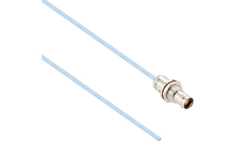 Lead Free 3-Lug TRB Non-Insulated Bulkhead Jack with Blunt Cut for 78 Ohm M17/176-00002 Cable