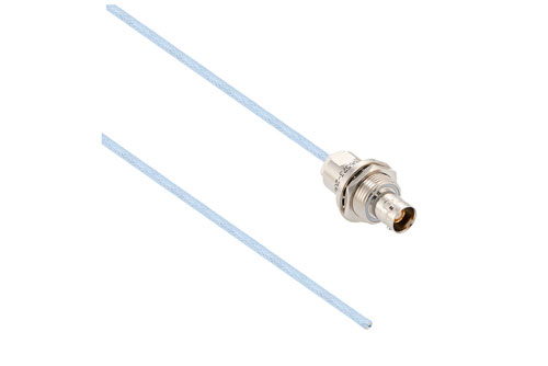 Lead Free 3-Lug TRB Bulkhead Insulated Jack with Blunt Cut for 78 Ohm M17/176-00002 Cable