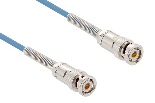 Lead Free 78 Ohm Bend Relief 3-Slot TRB Solder/Clamp Plug to Plug for PE-30-02003 Twinax (.150 O.D.) Cable