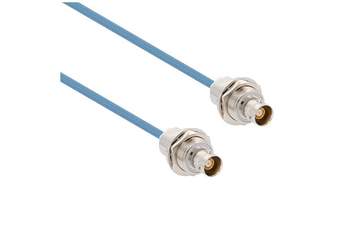 Lead Free 3-Lug TRB Bulkhead Insulated Jack to Jack for 78 Ohm PE-30-02003 Cable
