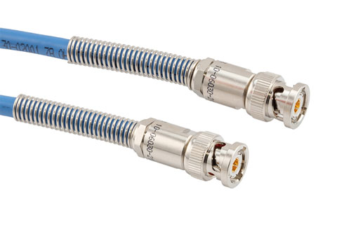 Lead Free 78 Ohm Bend Relief 3-Slot TRB Solder/Clamp Plug to Plug for PE-30-02001 Twinax (242 O.D.) Cable