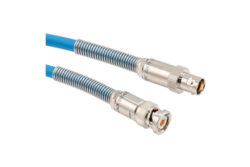 Lead Free LSZH Bend Relief 3-Slot TRB Plug to Bend Relief 3-Lug TRB Jack for 78 Ohm TWCH-78-2 Cable