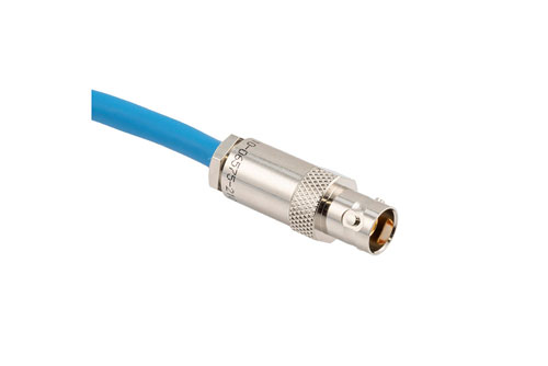 LSZH 3-Lug TRB Jack with Blunt Cut  1553 Cable Using 78 Ohm TWCH-78-2 Twinax