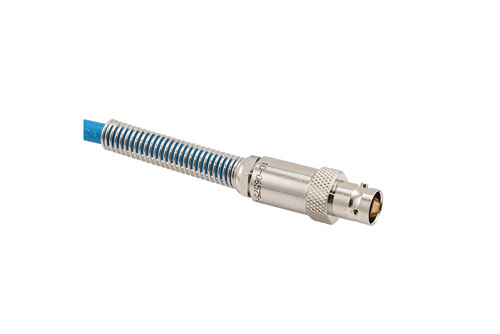 LSZH Bend Relief 3-Lug TRB Jack with Blunt Cut 1553 Cable Using 78 Ohm TWCH-78-2 Twinax