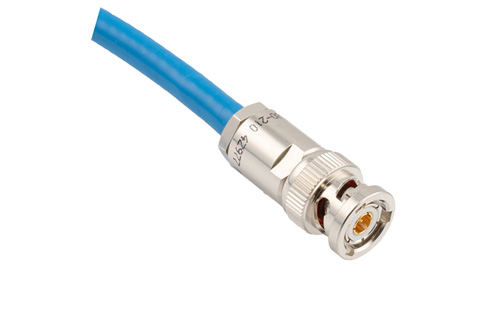 TRB 3-Slot Plug to Blunt Cut Genderless 1553 Cable Using 124 Ohm TWC-124-2 Coax
