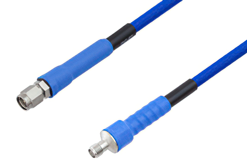 PE-TC195 Series Phase Stable Test Cable SMA Male to SMA Female to 27 GHz 24 Inch Length ,RoHS