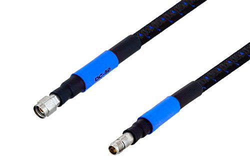 2.4mm Male to 2.4mm Female Precision Cable Using High Flex VNA Test Coax, RoHS