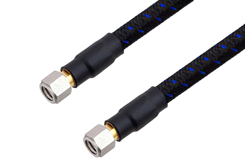 1.0mm Male to 1.0mm Male Precision Cable 12 Inch Length Using PE-TC110 Coax, RoHS