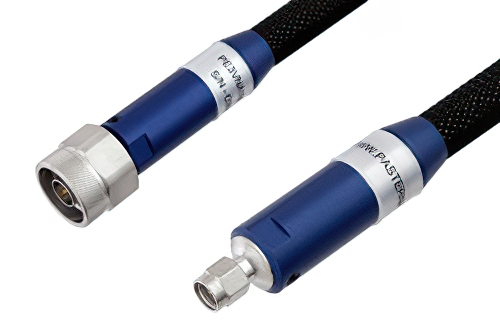 VNA Ruggedized Test Cable N Male to SMA Male 18GHz, RoHS