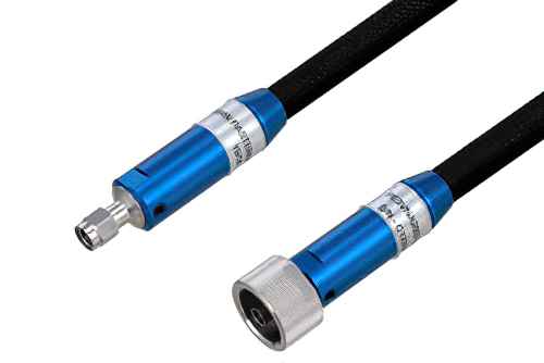 VNA Ruggedized Test Cable 3.5mm NMD Female to 3.5mm Male 27GHz 36 Inch Length, RoHS