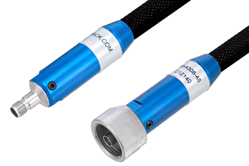 VNA Ruggedized Test Cable 2.92mm NMD Female to 2.92mm Female 40GHz 24 Inch Length, RoHS