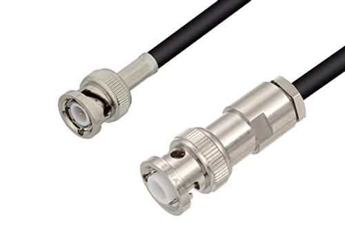 Fliegend High Voltage BNC To Banana Alligator Clip Cable – RG58 Coax, 3KV Rated