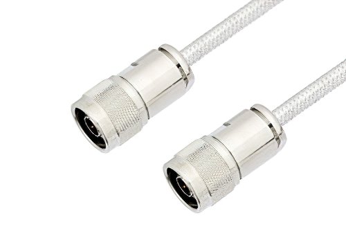 N Male to N Male Cable 100 cm Length Using PE-SR401FL Coax