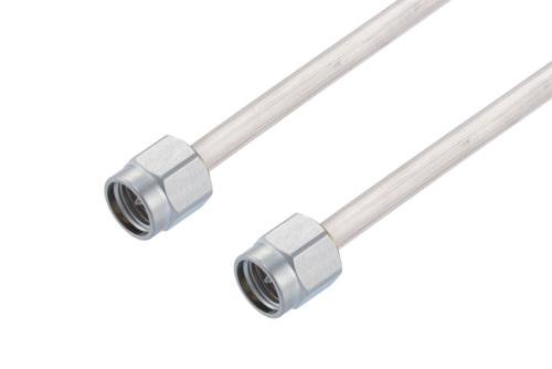 SMA Male to SMA Male Cable Using PE-SR402AL Coax