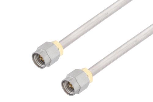 SMA Male to SMA Male Cable Using Tinned RG402 Coax