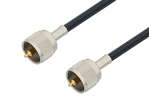 UHF Male to UHF Male Cable Using LMR-195 Coax