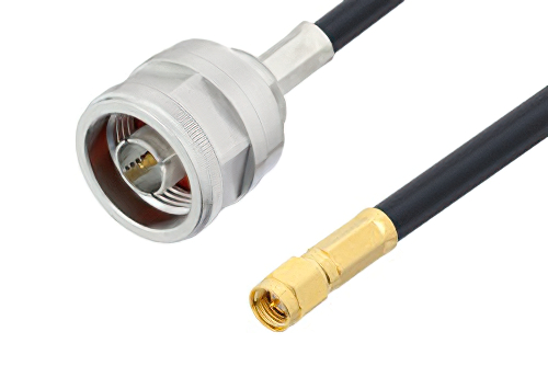 SMA Male to N Male Cable Using LMR-240 Coax, RoHS