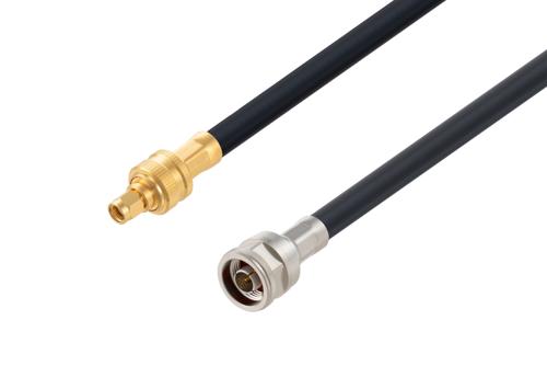 Reverse Polarity SMA Male to N Male Low Loss Cable Using LMR-400-UF Coax