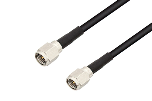 SMA Male to SMA Male Cable 100 cm Length Using RG174 Coax