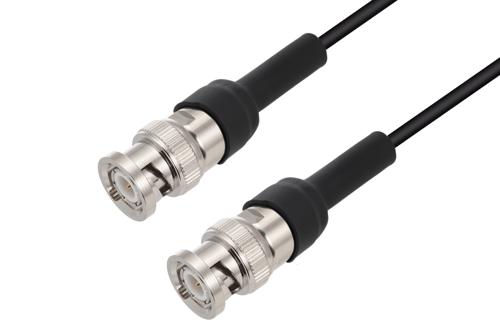 BNC Male to BNC Male Cable Using PE-SR405FLJ Coax