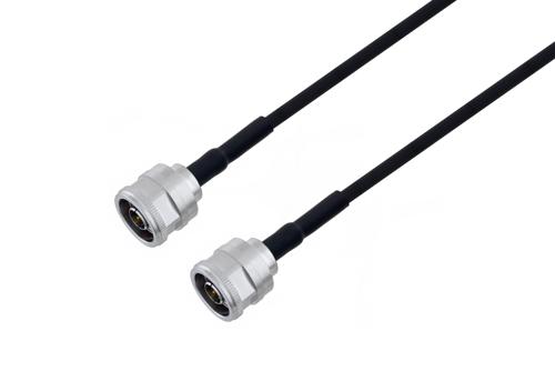 N Male to N Male Cable Using RG223 Coax with HeatShrink