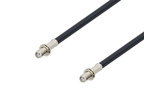 SMA Female Bulkhead to SMA Female Bulkhead Cable Using LMR-195 Coax