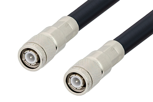 TNC Male to TNC Male Low Loss Cable 150 cm Length Using LMR-400-DB Coax