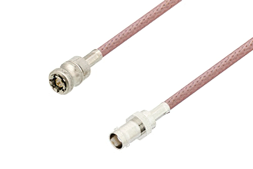 QD SMA Male to BNC Female Cable Using RG142 Coax