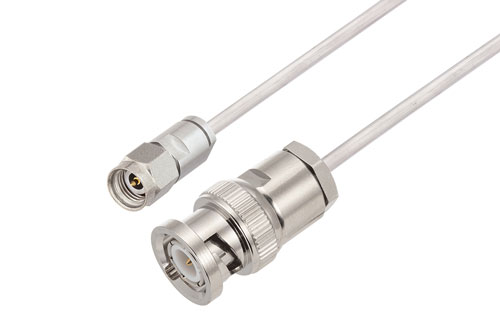 2.92mm Male to BNC Male Cable Using PE-SR405AL Coax