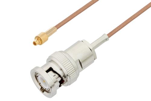 MMCX Plug to BNC Male Cable Using RG178 Coax