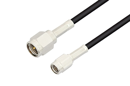 SMA Male to SSMA Male Cable 50 CM Length Using PE-C100-LSZH Coax