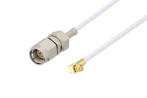 SMA Male to SMP Female Right Angle Cable Using RG196 Coax